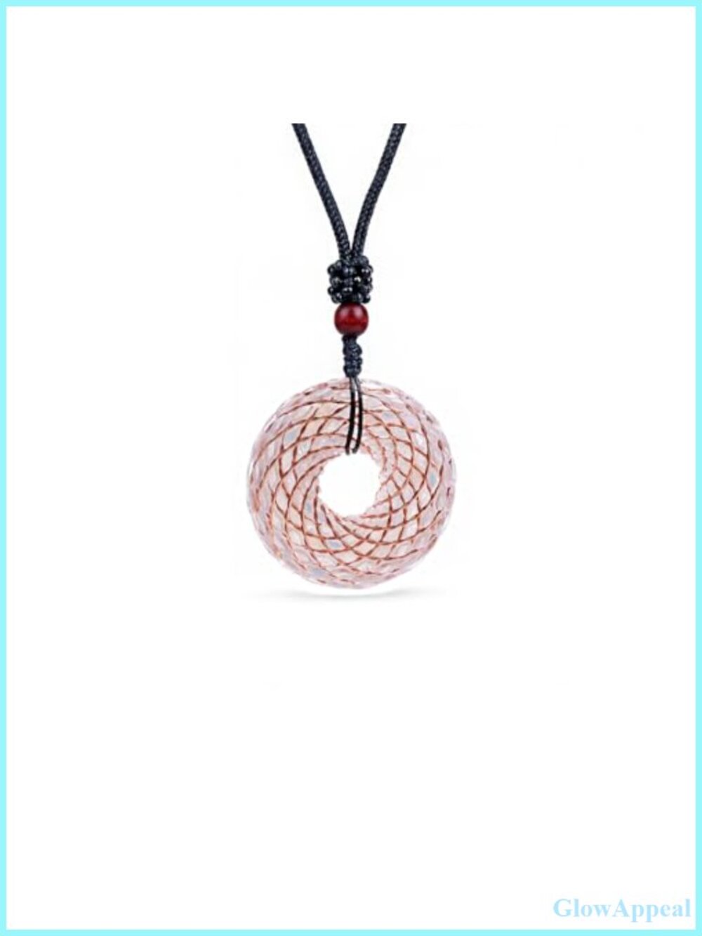Malachite Orgone Pendant 4CM Rodin Coil Necklace Twisted Copper Wire
